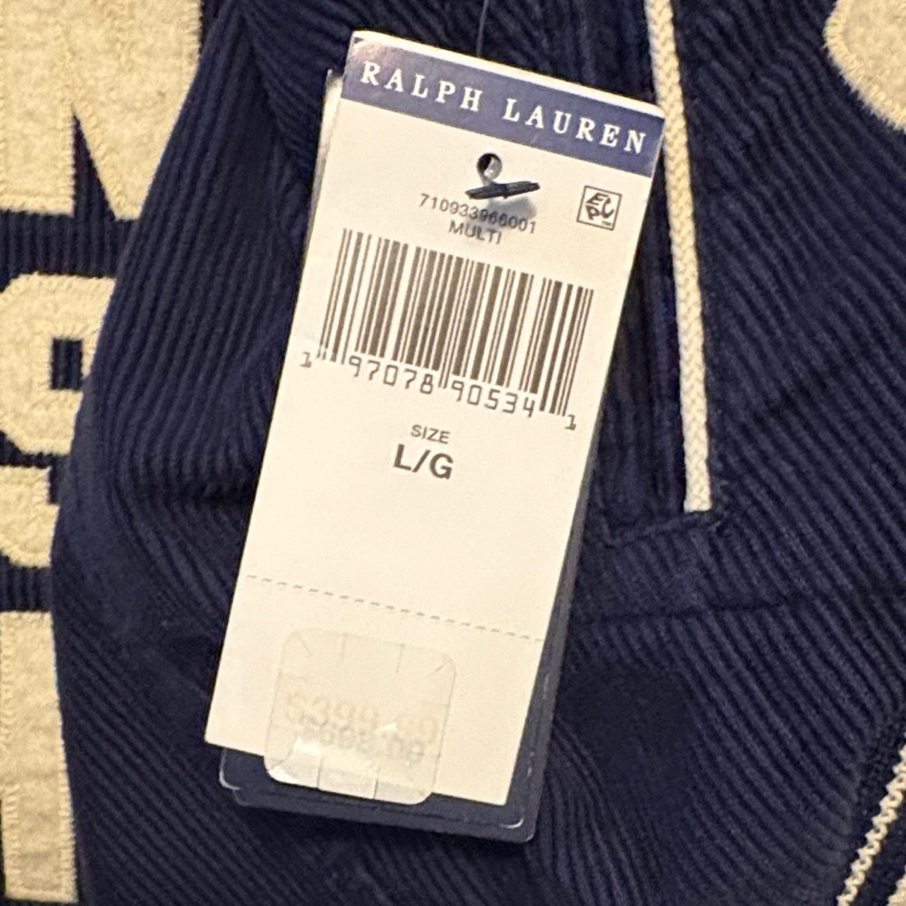 Ralph Lauren Navy Jacket with Bulldog and Embroidery - Picture 6 of 7